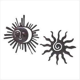 Tribal Sun Deco Plaques