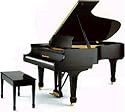 7'1" Semi-Concert Grand Piano (Ebony Polish)