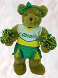 284 - Cheer - Green, Gold & White Clothes for 14" - 18" Stuffed Animals and Dolls