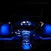 TGP T10 Blue 6 LED SMD Wedge Map Light Bulbs Pair 2003-2010 Compatible with Hummer H2
