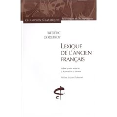 Lexique de l'ancien fran�ais