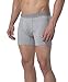 PACT Men's 2-Pack Organic Cotton Boxer Brief, Heather Grey/Navy, X-Large