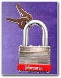 CARRAND 63006 PADLOCK 50MM ST LAM DBL LK B
