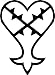 Kingdom Hearts Heartless WHITE Vinyl Car/Laptop/Window/Wall Decal
