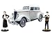 Diecast 1934 Ford Fordor with Bonnie  Clyde Figurines - 1:32 Scale