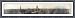 Historic In Birds Eye View Of Evansville, Indiana, c. 1907 Panorama, Elegant Black Antique, 10x23" S-F