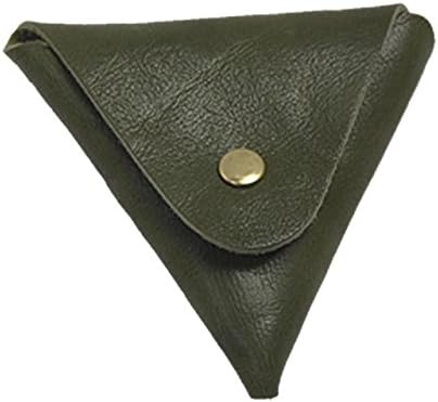 Nep Men's Made in Japan Tochigi Leather Change Coin Purse 20222 Khaki