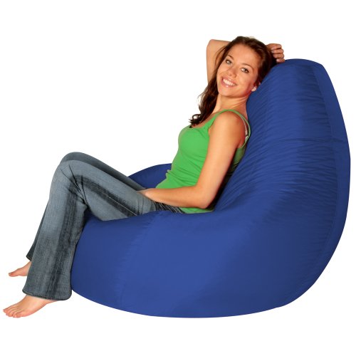 Designer Recliner Gaming Bean Bag BLUE - Indoor & Outdoor Beanbag Chair (Water Resistant) by Bean Bag Bazaar® top Garden Furniture product Designer Recliner Gaming Bean Bag BLUE - Indoor & Outdoor Beanbag Chair (Water Resistant) by Bean Bag Bazaar® picture