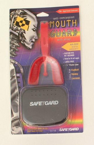 Adult Form Fit Super Mouthguard with Strap and Storage Case - Available in 14 Colors, Including Pink!