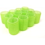 12pc x Jumbo Size (1-3/4" Diameter) Self Grip Velcro Hair Rollers Pro Salon Hairdressing Curlers Color