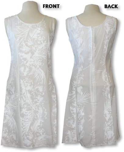 Fern Leaf Garden Hawaiian Aloha Princess Line Wedding Dress - Small