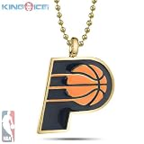 Gold Plated Official NBA Indiana Pacers Medallion Necklace