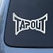 TAPOUT - Vinyl Car Decal Sticker #A1651 | Vinyl Color: White