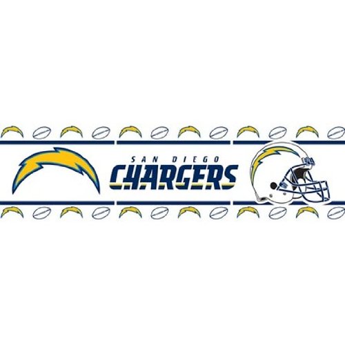San Diego Chargers Border Wall Sticker