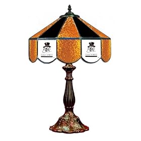 Stained Galss Table Lamp 14 Wake Forest University Deacon