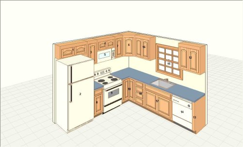 Kitchen Cabinets - Set Of Beautiful Maple, All Wood Cabinets