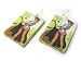 Sunnity Retro Western Cow Girl Paper Art Photo Charm Earrings