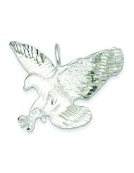 Sterling Silver Eagle Pendant Charm Bird Jewelry
