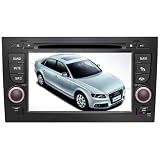 Koolertron For 2002 2003 2004 2005 Audi A4 In Dash DVD GPS Navigation System AV Receiver Multimedia System with 7