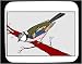 Decorated Mouse Pad with beak, wings, branch, bird, twig
