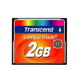 NEW - FLASH MEMORY CARD - 2 GB - COMPACTFLASH CARD - DATA TRANSFER RATE: 21.5MB/SEC (M - TS2GCF133