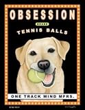 Obsession Brand Tennis Balls (Yellow Lab) Art Print