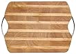 Wood Large Rectangle Cutting Board Tray 12" x 17"