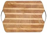 Wood Large Rectangle Cutting Board Tray 12" x 17"
