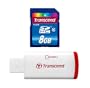 Transcend 8 GB Class 6 SDHC Flash Memory Card with USB Card Reader TS8GSDHC6-P2