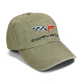 Corvette C6 Unconstructed Khaki Baseball Cap