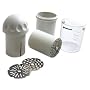 Swissmar Imports Manual Rotary Cheese Grater/Shaver with 2 Measuring Cups