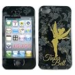 iPhone 4 4S Disney Protector Case for iPhone 4, Tinkerbell Black & Glitter