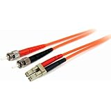 StarTech.com 3m Multimode 62.5/125 Duplex Fiber Patch Cable LC-ST (FIBLCST3)