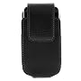 Blackberry Original OEM Carrying Lambskin Leather Pouch Case with Clip HDW-19594-001 for T-Mobile RIM BlackBerry Pearl Flip 8220 Smartphone