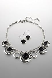 Per Una Glitter Necklace Earrings Set