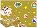 包装紙・クリスマス柄(サンタと仲間 金)全判