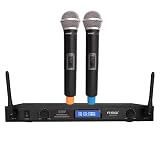 RSQ UHF-6070 UHF Dual Channel Wireless Microphone