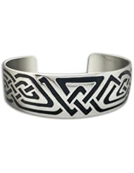 Sterling Silver Celtic Nicoles Knot Bracelet. Made in USA.