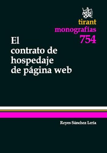El contrato de hospedaje de página web (Spanish Edition)