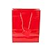 Super Z Outlet Solid Colored Blank Paper Party Gift Bags with String Handles for Birthday Favors, Snacks, Wedding Bridal, Decoration, Arts & Crafts, Event Supplies (12 Bags) (Red)