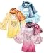 Beautees Girls Dip-Dyed Flutter Sleeve Top & Scarf