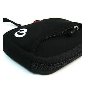 - Black High-Quality Mini Sleeve Pouch Bag for Nikon Coolpix S8000 14 MP Digital Camera Silver Black Red Bronze {+ 1pc name tag} -- Best Seller on Amazon!