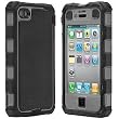 Ballistic (HC) Hard Core Case with Holster for iPhone 4S / 4 (Black/Gray) - Bulk Packaging
