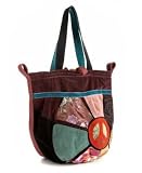 Lucky Brand Jeans Velvet Patchwork Peace Tote