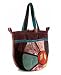 Lucky Brand Jeans Velvet Patchwork Peace Tote Image