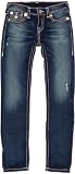 True Religion Girls 7-16 Girl's Julie Pink Super T-Stich Jean, Blue, 14