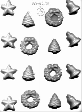 Christmas Assort Hard Candy Mold