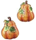 Fall Halloween Thanksgiving Pumpkin S/P Salt & Pepper Shakers