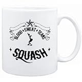 New  Blood / Sweat / Tears ... Squash  Mug Sports