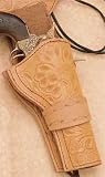 Holster Western Deluxe Tooled Brown - Large